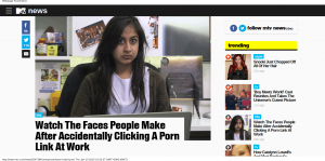 Watch The Faces People Make After Accidentally Clicking A Porn Link At Work - MTV