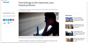 Porn belongs in the classroom, says Danish professor   World news   The Guardian