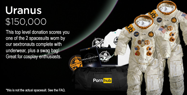 PornHub Space Porn Crowdfunding Project Attracts Numerous Donations