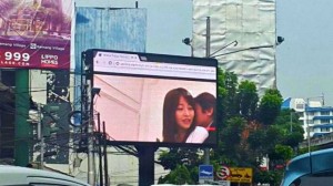 Man-fed-up-with-traffic-thought-watching-porn-on-a-billboard-was-a-good-idea