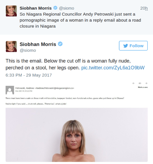Ontario Politician Makes &#8216;Send To All&#8217; Porn Blunder