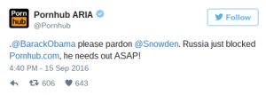 The World’s Largest Porn Site Just Asked Obama to Pardon Edward Snowden   Foreign Policy